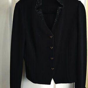 St.John jacket heart shape buttons size 10